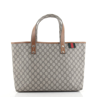 Gucci Web Loop Tote GG Coated Canvas Medium