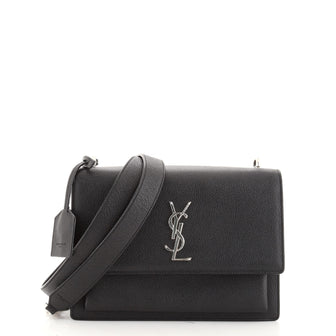 Saint Laurent Sunset Satchel Leather Medium