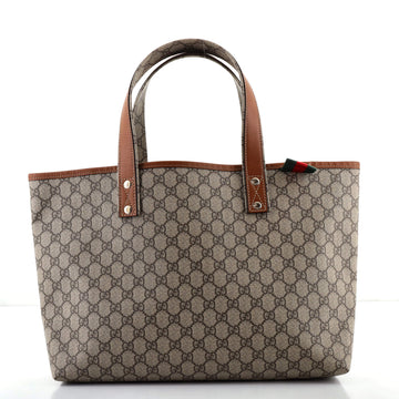 Gucci Web Loop Tote GG Coated Canvas Medium