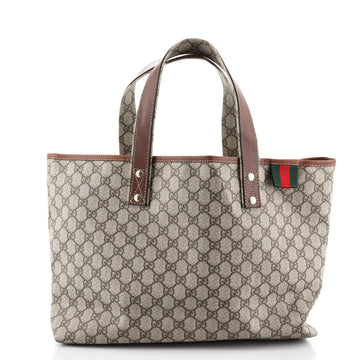 Gucci Web Loop Tote GG Coated Canvas Medium