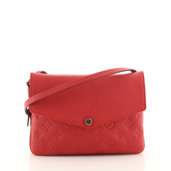 Louis Vuitton Twice Handbag Monogram Empreinte Leather