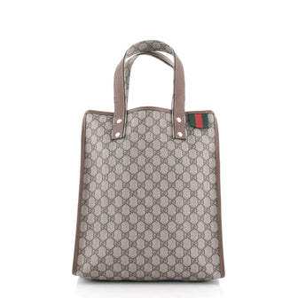 Gucci Web Loop Tote GG Coated Canvas Tall