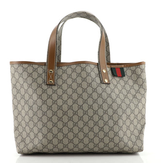 Gucci Web Loop Tote GG Coated Canvas Medium