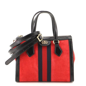 Gucci Ophidia Top Handle Tote Suede Small