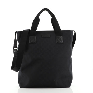 Gucci Convertible Zip Tote GG Canvas Tall