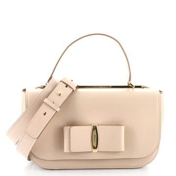 Salvatore Ferragamo Anna Vara Top Handle Bag Leather Medium