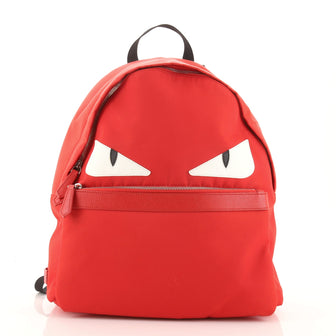 Fendi Monster Backpack Nylon Large