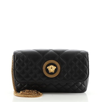 Versace Medusa Icon Crossbody Bag Quilted Leather Mini