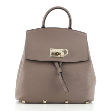 Salvatore Ferragamo Studio Backpack Leather