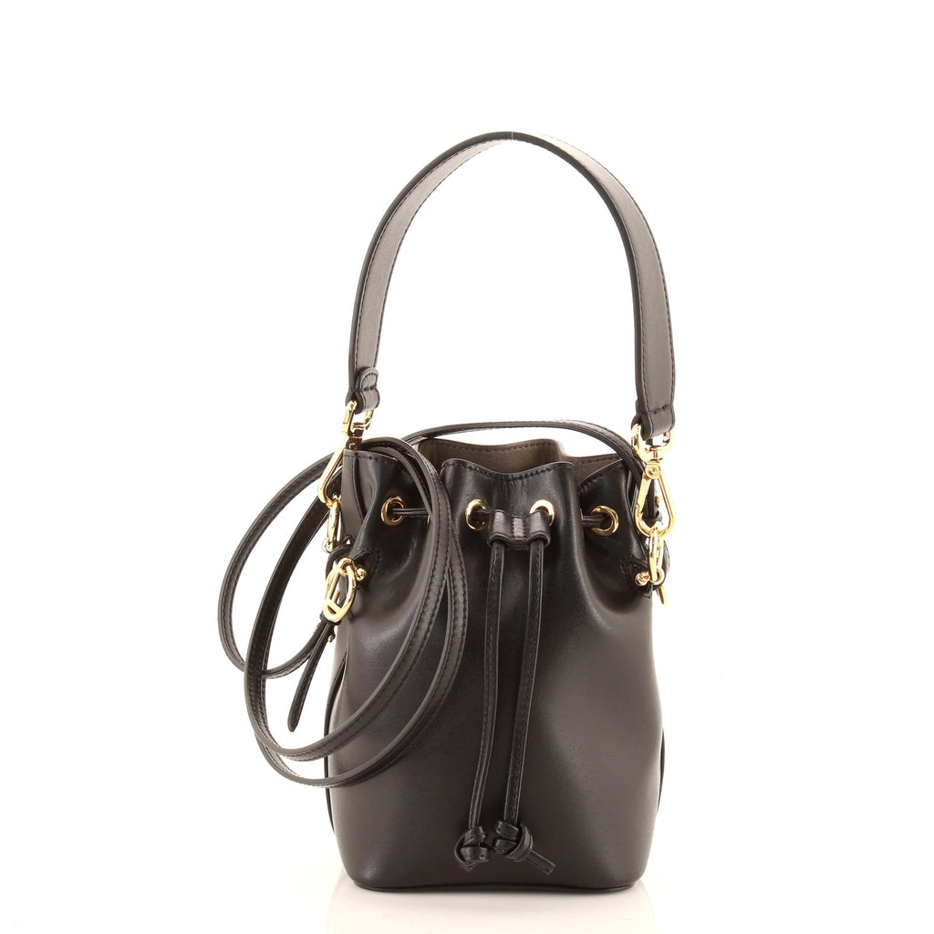 Fendi Mini Mon Tresor Bucket Bag FF Motif Brown – Coco Approved Studio