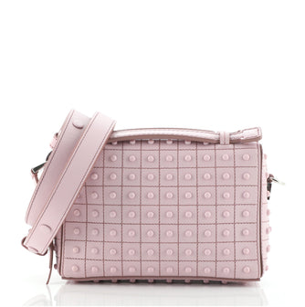 Tod's Don Gommino Shoulder Bag Studded Leather Micro