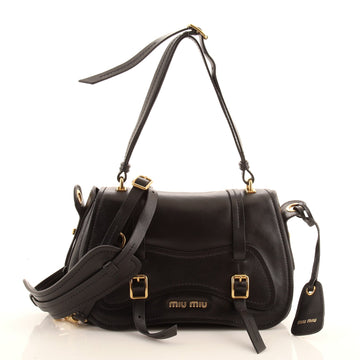 Miu Miu Convertible Briefcase Bag Grace Lux Calfskin