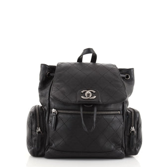 Chanel Paris Cuba Pocket Backpack Quilted Calfskin