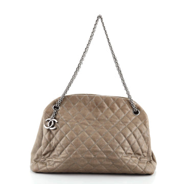 Chanel Just Mademoiselle Bag Quilted Caviar Large