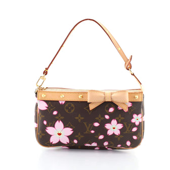 Louis Vuitton Pochette Accessoires Limited Edition Cherry Blossom Monogram