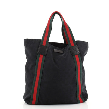 Gucci Original Web Tote GG Canvas Tall