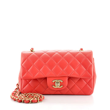 Chanel Classic Single Flap Bag Quilted Lambskin Mini