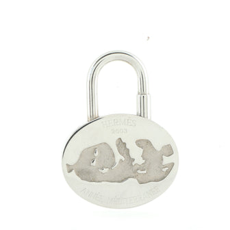 Hermes Annee Mediterranee Cadena Lock Charm Metal