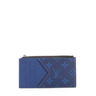 Louis Vuitton Coin Card Holder Monogram Taigarama
