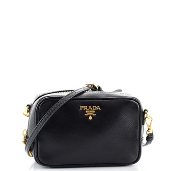 Prada Camera Shoulder Bag Saffiano Leather Small