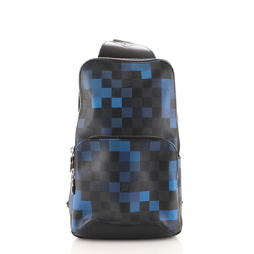 Louis Vuitton Avenue Sling Bag Limited Edition Damier Graphite Pixel