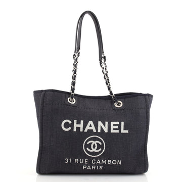 Chanel Deauville Tote Denim Small