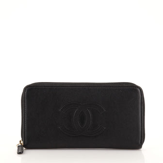 Chanel Metiers d'Art CC Zip Around Wallet Calfskin Long