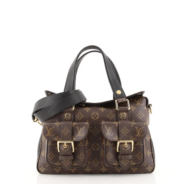 Louis Vuitton Manhattan NM Handbag Monogram Canvas with Leather