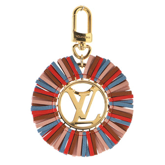 Louis Vuitton LV Fringe Bag and Key Charm Metal and Leather
