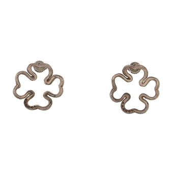 Chanel Clover Earring Earrings Sterling Silver