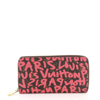 Louis Vuitton Zippy Wallet Limited Edition Monogram Graffiti Brown 2193831