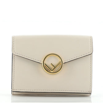 Fendi F is Fendi Trifold Wallet Leather Micro
