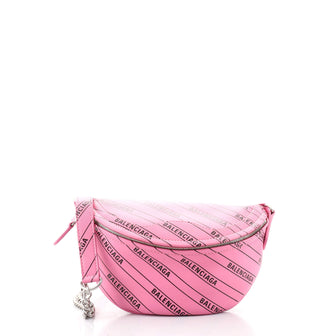 Balenciaga Souvenir Belt Bag Printed Leather XXS