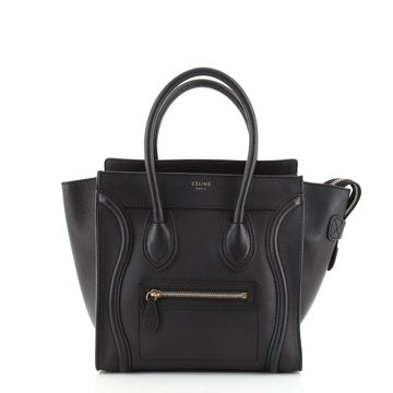 Celine Luggage Bag Smooth Leather Micro