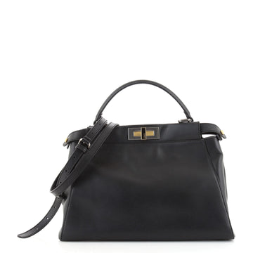 Fendi Peekaboo Bag Rigid Leather Regular
