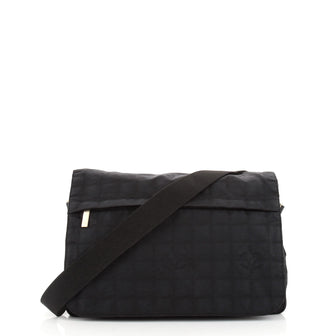 Chanel Travel Line Messenger Bag Nylon Large