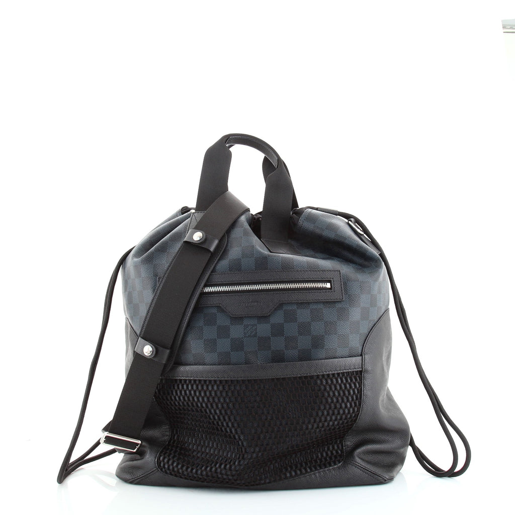 Louis Vuitton Matchpoint Hybrid Backpack Damier Cobalt Black 2317191