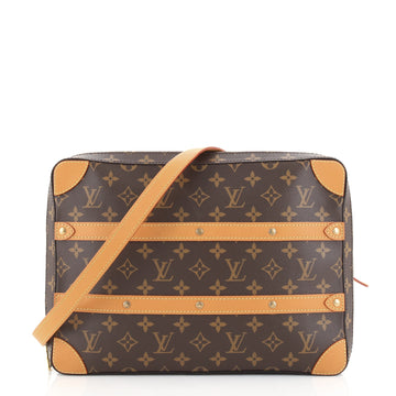 Louis Vuitton Soft Trunk Messenger Bag Monogram Canvas MM