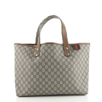Gucci Web Loop Tote GG Coated Canvas Medium