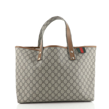 Gucci Web Loop Tote GG Coated Canvas Medium