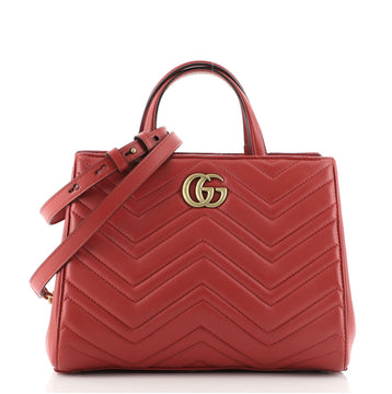 Gucci GG Marmont Tote Matelasse Leather Small