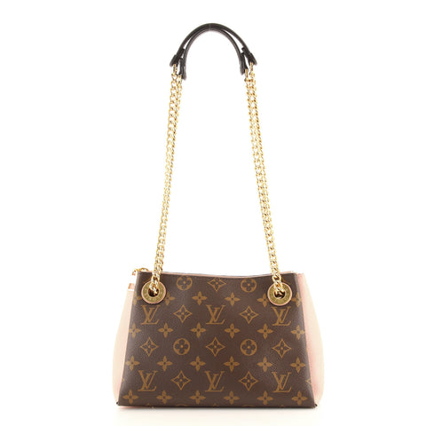 Louis Vuitton Surene Handbag Monogram Canvas with Leather BB Brown 8776765