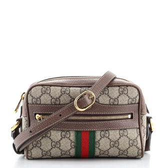 Gucci Ophidia Shoulder Bag GG Coated Canvas Mini