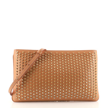Christian Louboutin Loubiposh Clutch Spiked Leather