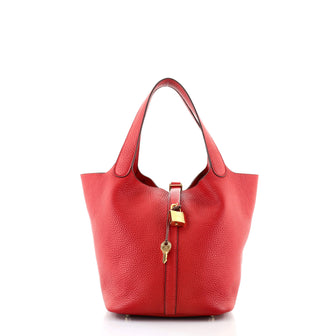 Hermes Picotin Lock Bag Clemence MM