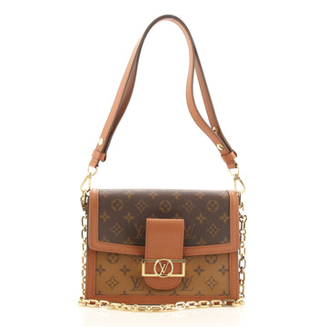 Louis Vuitton Dauphine Shoulder Bag Reverse Monogram Canvas MM