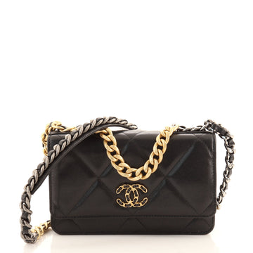 Chanel 19 Wallet on Chain Quilted Goatskin