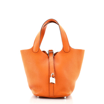 Hermes Picotin Lock Bag Clemence PM