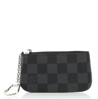 Louis Vuitton Key Pouch Damier Graphite