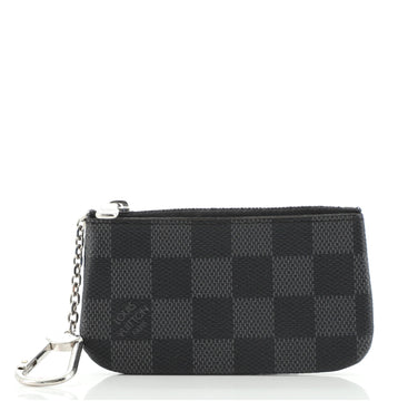 Louis Vuitton Key Pouch Damier Graphite